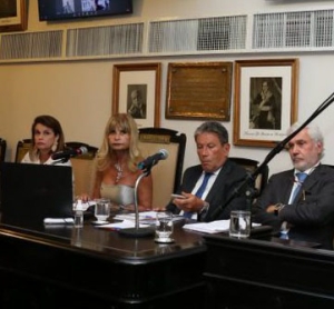 Da esq, para a dir. Adriana Brasil Guimarães, Rita Cortez, Antônio Laért Vieira Júnior e Carlos Eduardo Machado