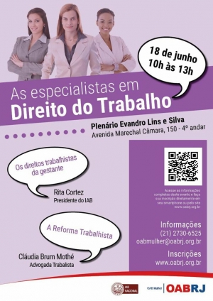 As especialistas em Direito do Trabalho
