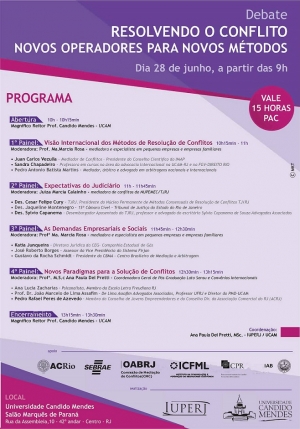 Debate Resolvendo o Conflito Novos Operadores para Novos Métodos
