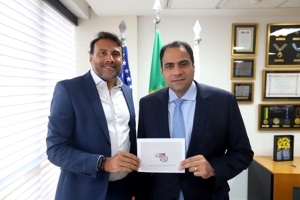 Da esq. para a dir., Paulo Nicholas de Freitas Nunes e Beto Simonetti