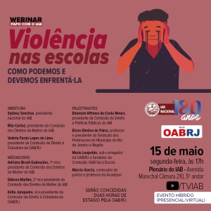 [Webinar - Papo com o IAB] Violência nas escolas