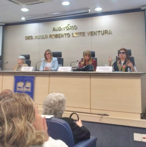 Da esq. para a dir., Margarida Pressburguer, Ana Paula Teixeira Delgado, Rita Cortez e Deborah Prates