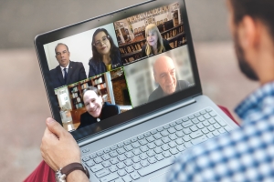  Da esq. para a dir., no alto, Fabio Luiz Gomes, Fabíola Vianna Morais e Rita Cortez; embaixo, Angel Ricardo Oquendo e Adilson Pires