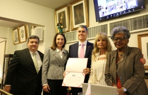  Da esq. para a dir., Bernardo Gicquel, Marcia Dinis, Rodrigo Dias de Pinho Gomes, Rita Cortez e Edmée da Conceição Cardoso