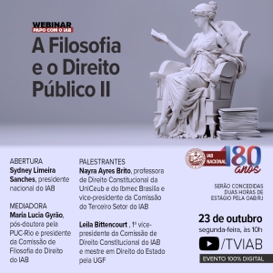 IAB | Webinar Papo com o IAB - A Filosofia e o Direito Público II