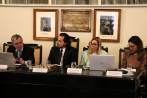 Da esq. para a dir., Alexandre Assumpção, Rômullo Villa Verde, Veronica Lagassi e Thalita Almeida