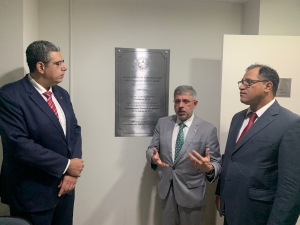 Da esq. para a dir., José Carlos Rizk, Sydney Sanches e Jorge Rubem Folena