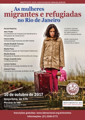 Palestra As mulheres migrantes e refugiadas no Rio de Janeiro