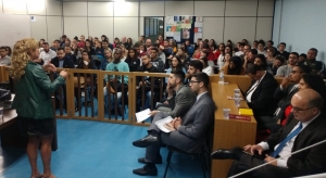 Rita Cortez destaca a importância das comissões, em palestra na subseção da OAB/RJ em Barra Mansa