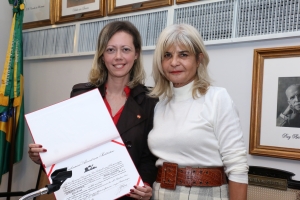 Rita Cortez dá posse à advogada Mônica Custódio Gonçalves Werneck