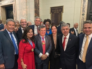 Da esq. para a dir., atrás, Antônio Laért Vieira Júnior, Carlos Eduardo Machado, Luiz Felipe Conde e Monica Alexandre; na frente, Renata Silvares França Fadel, Vitor Marcelo Rodrigues, Leila Pose, Sydney Sanches e Marcello Oliveira