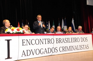 Palestra de encerramento do VII Encontro Brasileiro dos Advogados Criminalistas