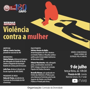 Violência contra a mulher será debatida em palestra promovida pela Casa de Montezuma