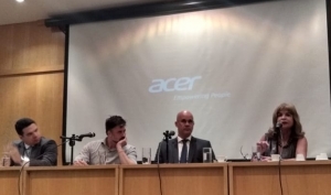 Da esq. para a dir., Gustavo Magalhães, Alexandre Freitas, Marcus Soares e Rita Cortez