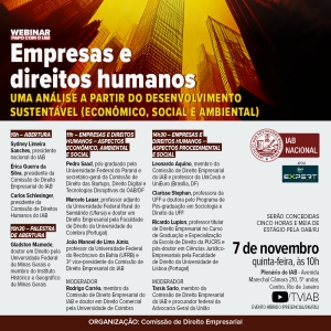 Desenvolvimento sustentável de empresas será tema de evento no Instituto dos Advogados