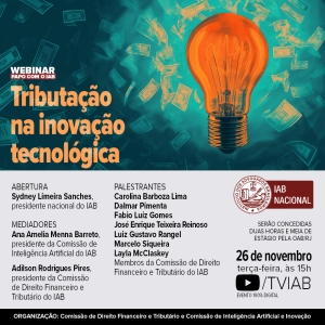 IAB | Webinar Papo com o IAB - Tributação na inovação tecnológica