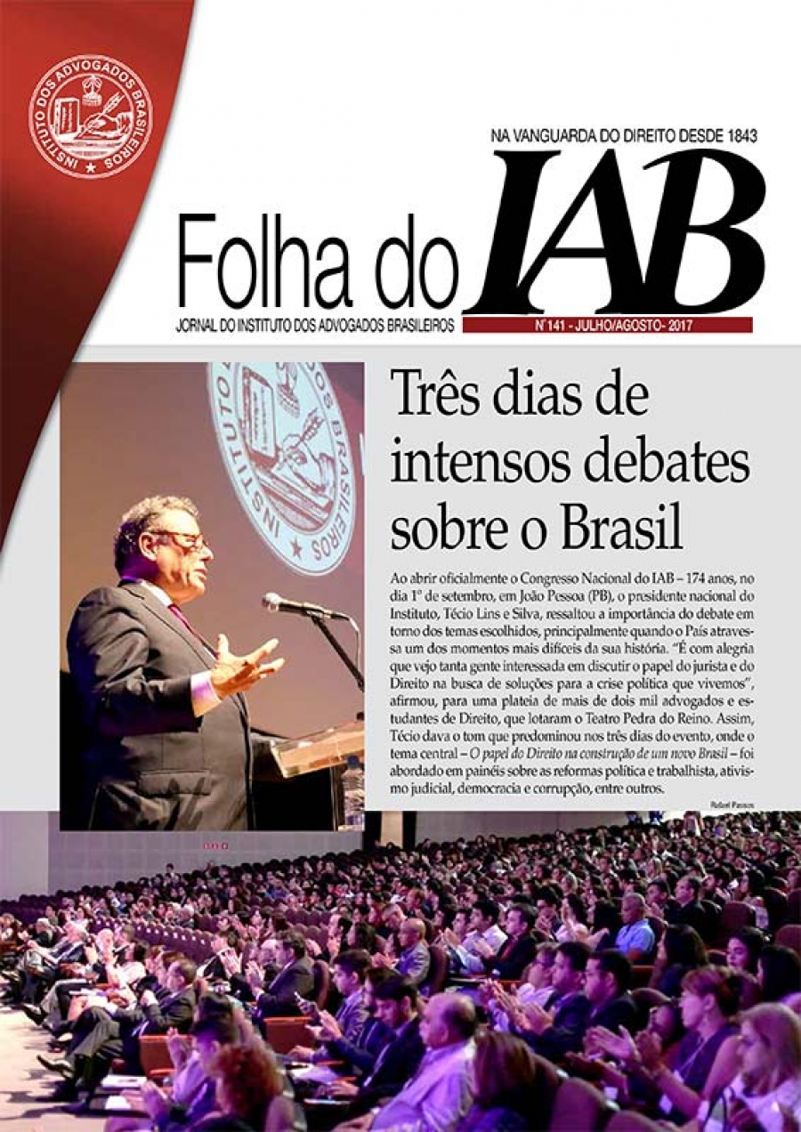 Folha do IAB - Edição 141 - Julho/Agosto de 2017