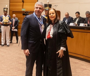 Sydney Limeira Sanches e Suely Lopes Magalhães. Foto: Felipe Cavalcanti/TJRJ