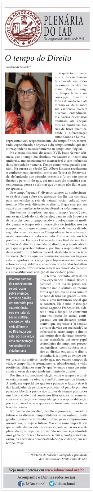 O tempo do Direito