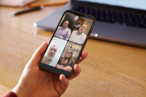 Da esq. para a dir., no alto, Ilan Leibel Swartzman e Flávio Pita; embaixo, Rogério Borba e Carla Alcofra