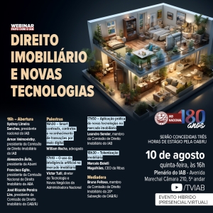IAB - Webinar Papo com o IAB - Direito Imobiliário e novas tecnologias