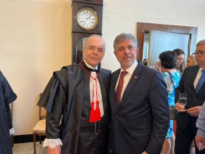 Da esq. para a dir., Ricardo Cardozo e Sydney Sanches