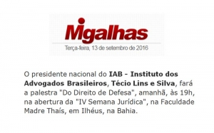 Técio faz palestra em Ilhéus