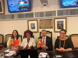 Da esq. para a dir., Marcia Dinis, Vilma Piedade, Sydney Sanches e Andréa Pachá