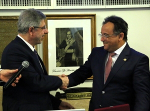 Da esq. para a dir., Sydney Limeira Sanches e Marco Aurélio Bezerra de Melo