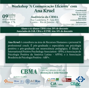 Workshop " A Comunicação Eficiente " com Ana Kruel