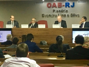 Da esq. para a dir., Marcio Barandier, Geraldo Prado, Luis Guilherme Vieira e André Nascimento