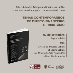 Temas Contemporâneos de Direito Financeiro e Tributário