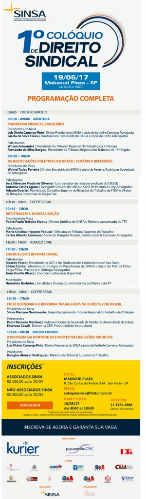 1º Colóquio do Direito Sindical