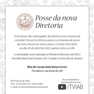 Posse da nova Diretoria