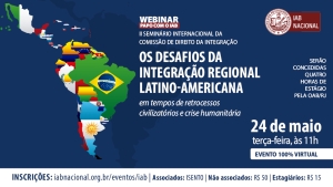 IAB promove seminário internacional sobre retrocessos civilizatórios na América Latina, na terça