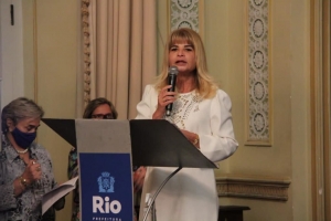 Rita Cortez comparece à homenagem da Câmara do Rio ao presidente da OAB/RJ