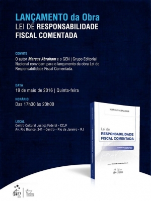Lançamento do livro "Lei de Responsabilidade Fiscal Comentada"