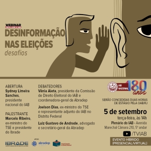 IAB | Webinar Papo com o IAB - Desinformação nas Eleições desafios