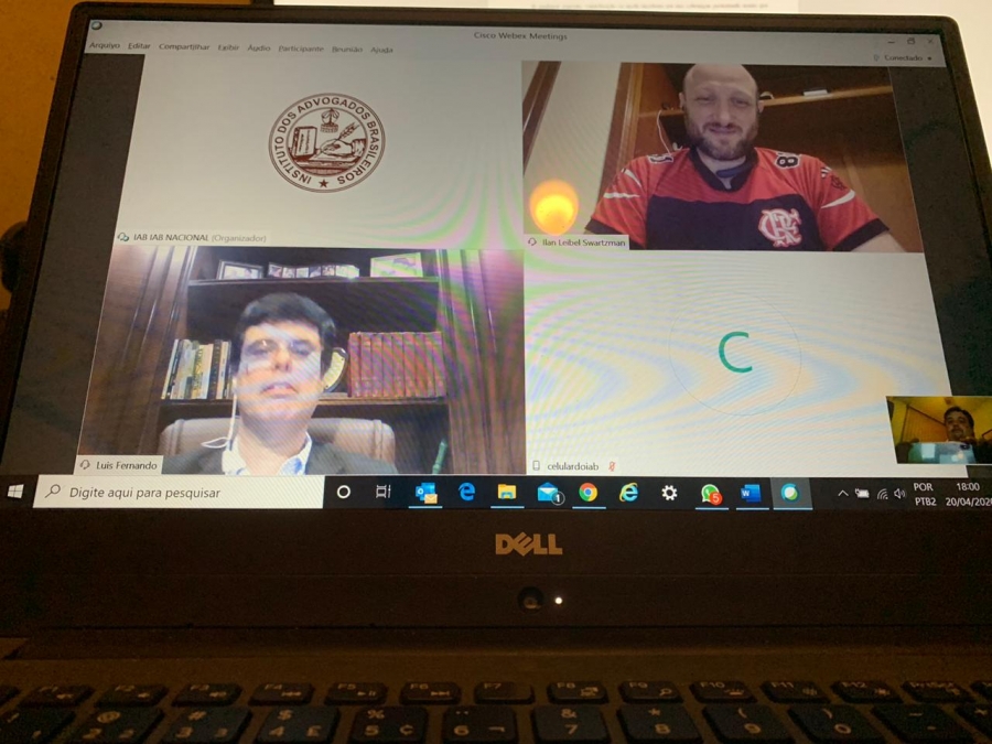 Reunião virtual da Comissão de Direito de Energia Elétrica realizada em 20/04/2020